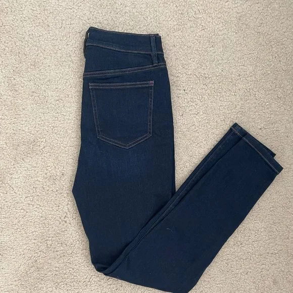 NWT Ann Taylor Highest Rise Skinny Jean Indigo Size 4 - Picture 3 of 6